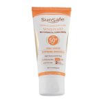 فلوئید ضد آفتاب بی رنگ سان سیف با SPF50 مناسب پوست حساس