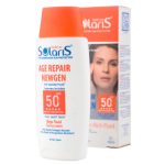 فلوئید ضد آفتاب دارای SPF 50 مناسب پوست دارای چروک