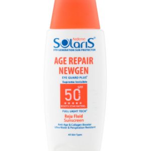 فلوئید ضد آفتاب دارای SPF 50 مناسب پوست دارای چروک