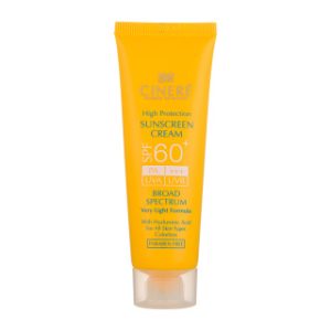 کرم ضد آفتاب بی رنگ سینره با SPF60