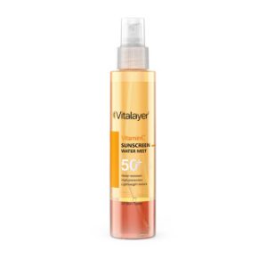 اسپری ضد آفتاب دو فاز ویتالیر با SPF50 دارای ویتامین سی
