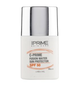 فلوئید ضد آفتاب پرایم مدل فیوژن واتر حاوی ویتامین سی با SPF50